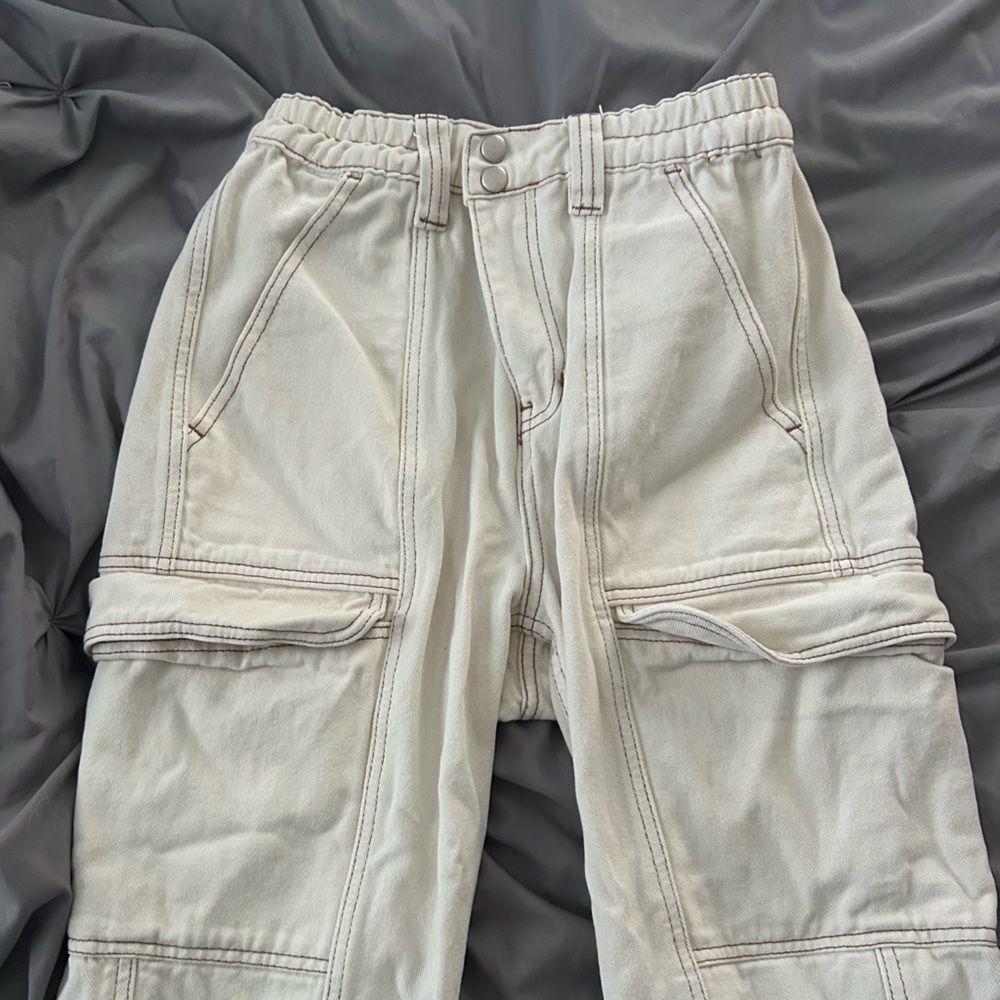 Pacsun Cream Cargo Pants